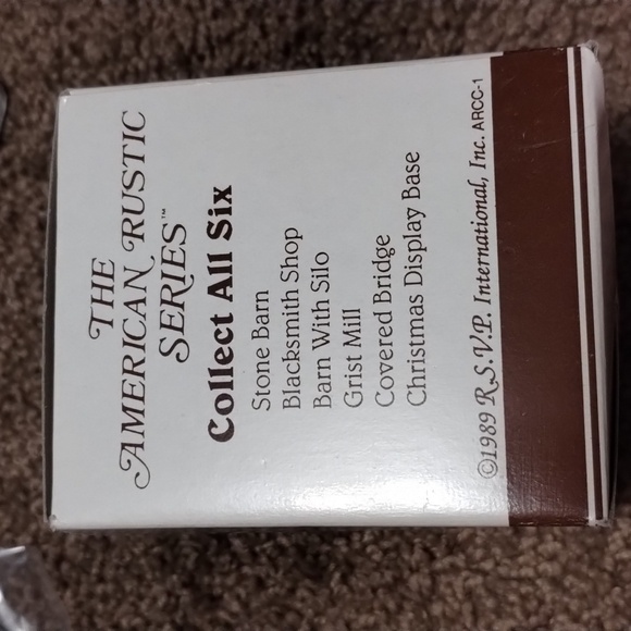 RSVP HAND PAINTED COLD-CAST COTTAGE STONE BARN THE AMERICAN MUSIC SERIES - Picture 5 of 10